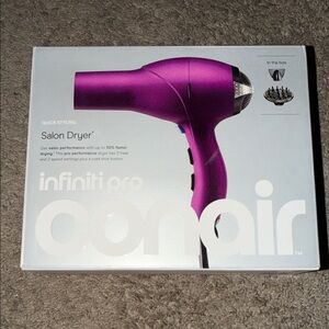 Conair Infiniti Pro Purple Hair Dryer